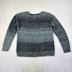 Orvis Wool Mohair Blend Soft Green/Blue Marled Pullover Sweater Women's Size S